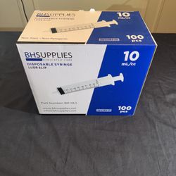 BH Supplies Disposable Syringes 100ct 