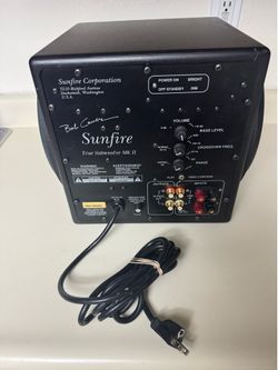 Sunfire True Subwoofer MKII Bob Carver Signature Edition