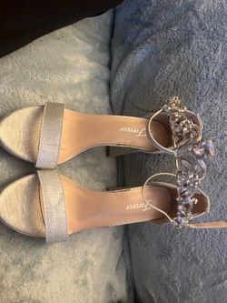Tiara and sparkle heels