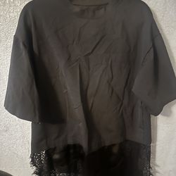 Black Lace Shirt
