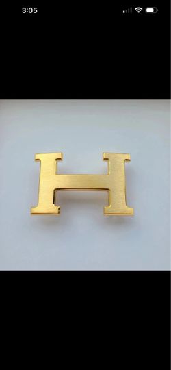 H belt buckle