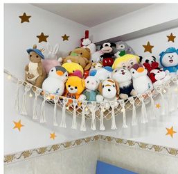 Stuffed animal hanging hammock