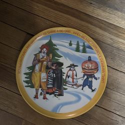 Vintage 1970’s Rare McDonald’s Plate