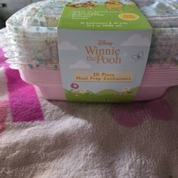 Winnie The Pooh Easter /Spring Food Containers 