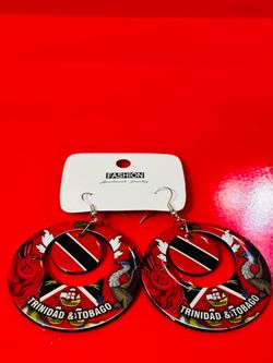 Trinidad & Tobago Coat of Arms Earrings