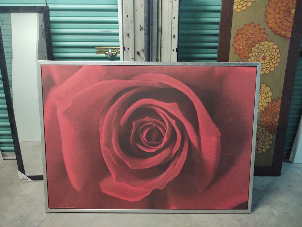 Rose print art