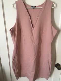 Pink dress 3x