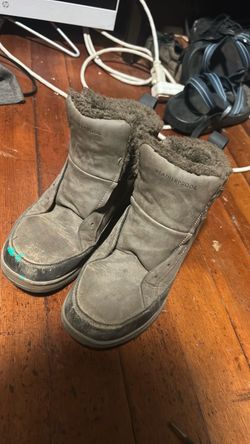 Weatherproof Winter Boots with Faux Fur Lining no laces