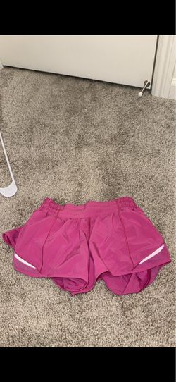 Pink lululemon shorts