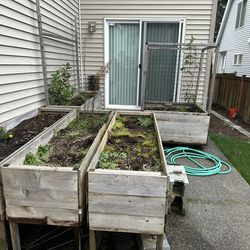 Wood Raised Garden Beds*pending pick up 2/25*