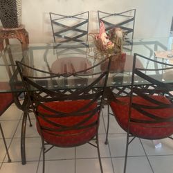 Table And Six Chairs 