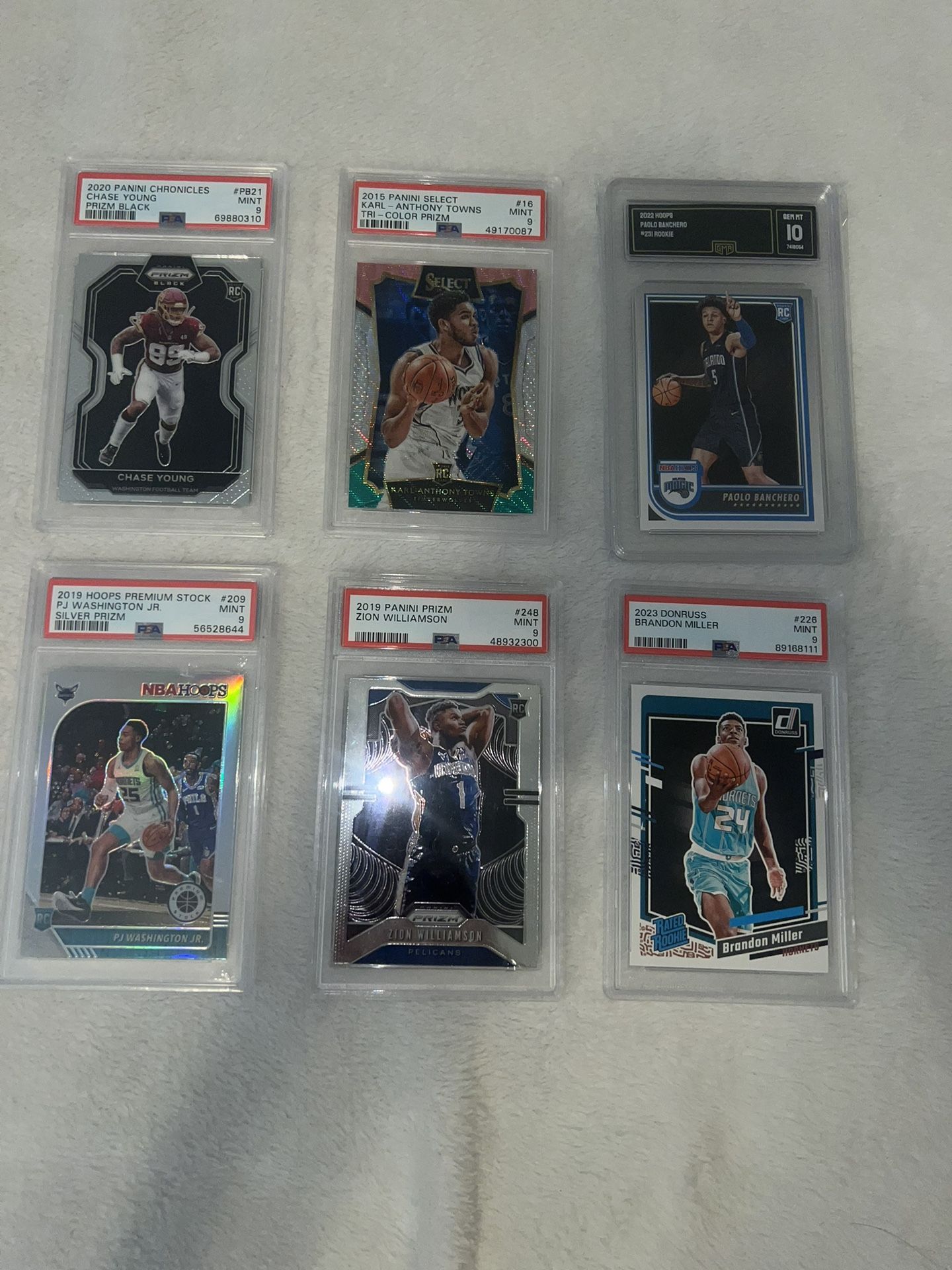 Big Lot of PSA Graded Rookie Cards! Insane deal. for Sale in