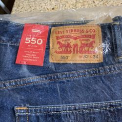 6 Pair Levi 550 Relaxed Fit 32x34