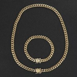 Female cuban link set (8mm)