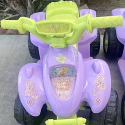 KIDS TINKERBELL BATTERY CAR/BIKE 