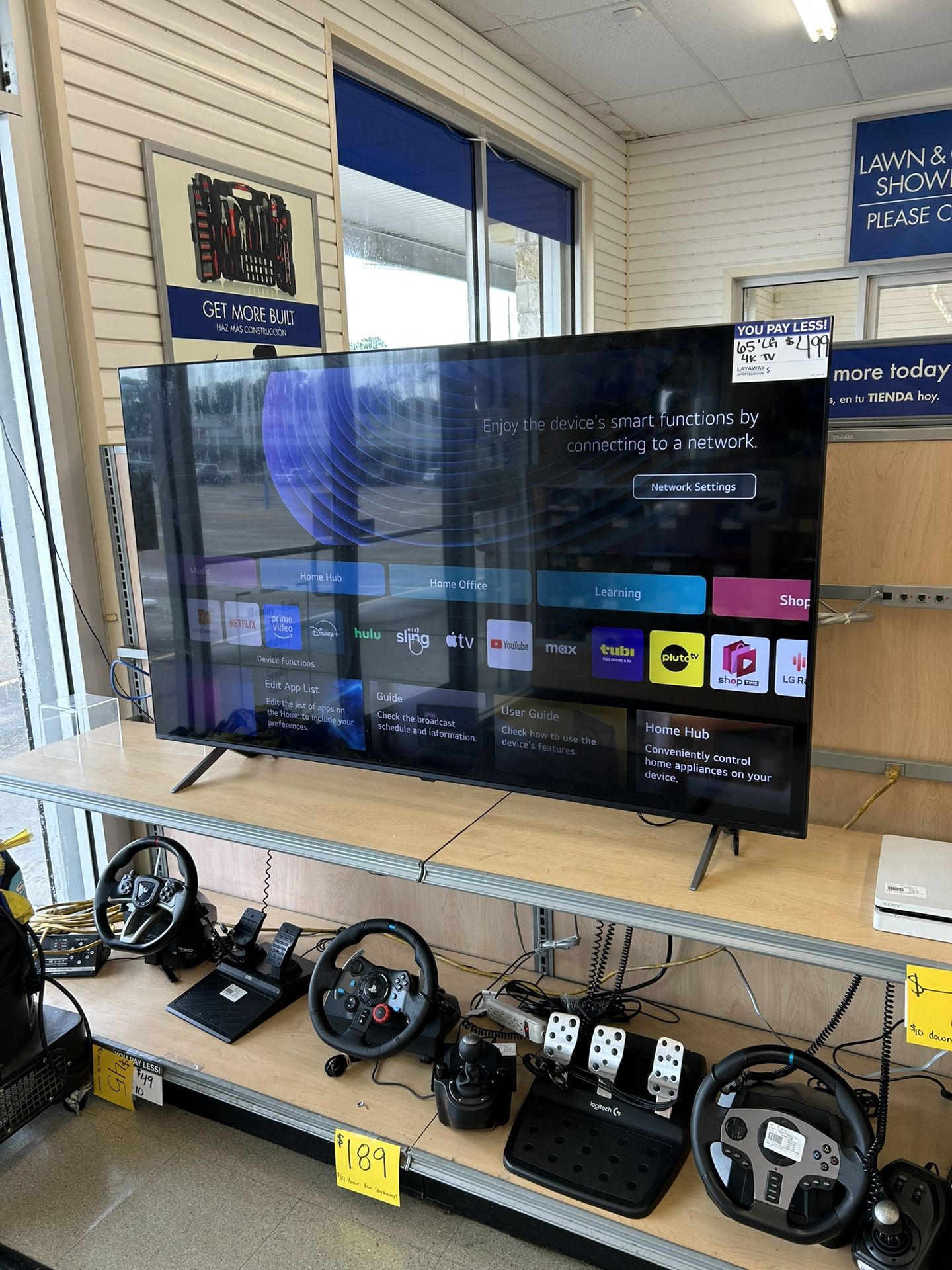 LG 65 Inch 4K TV (With Remote)