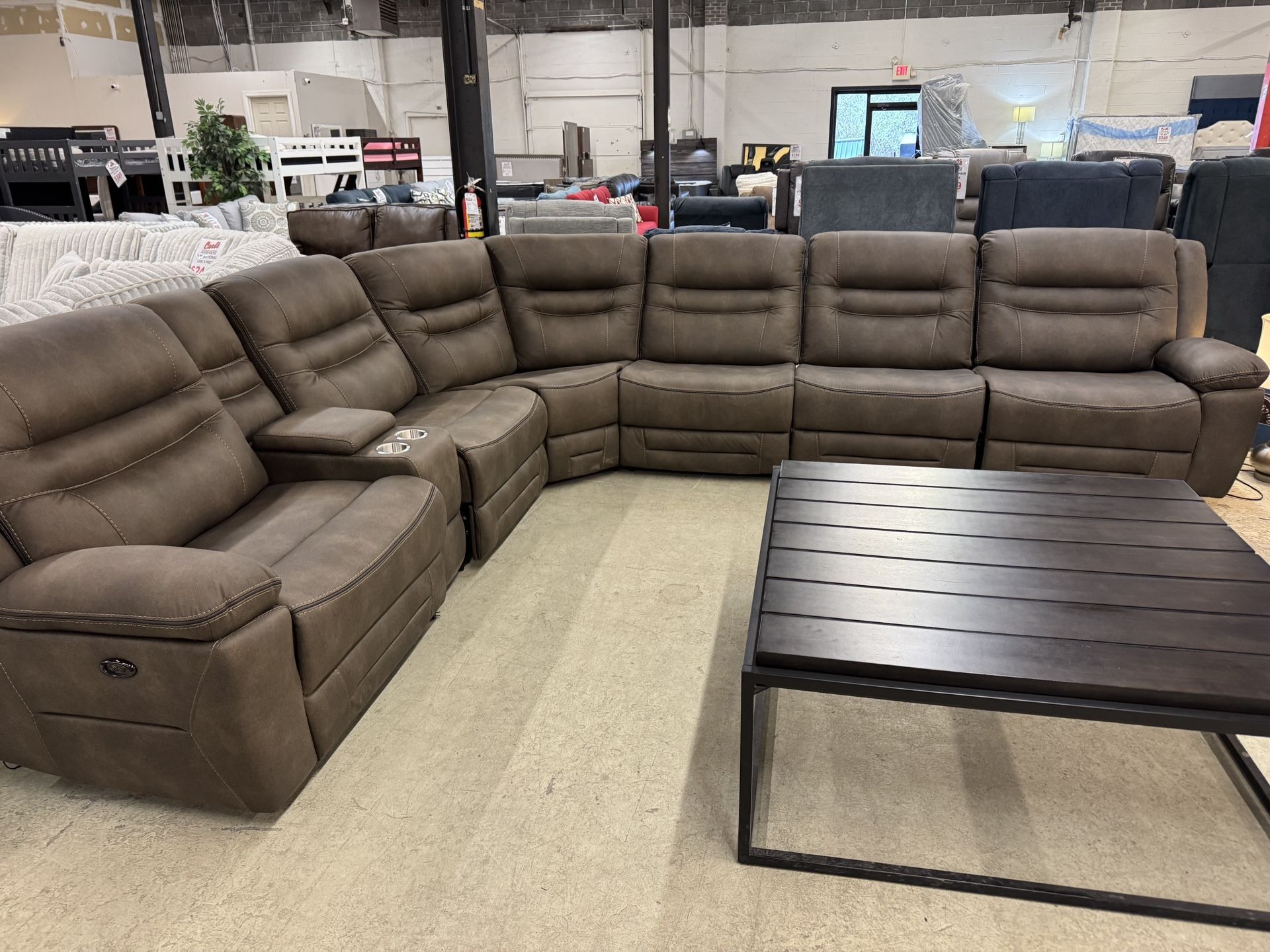 Power Reclining sectional