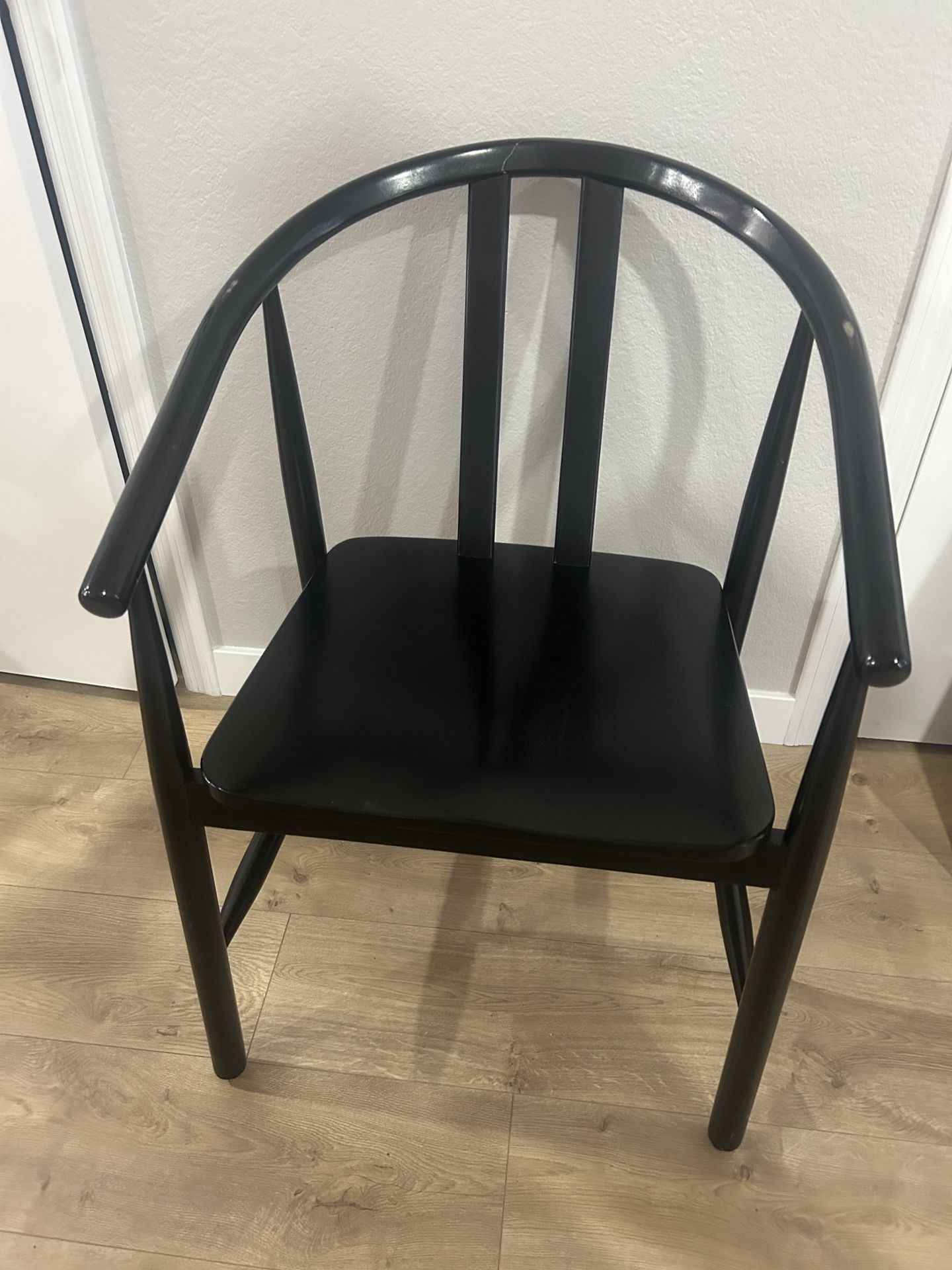 Hearth And Hand With Magnolia Black Wooden Chair