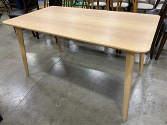 IKEA Lisabo Ash Veneer Dining Table with Solid Birch Legs