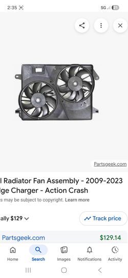 Dodge charger radiator fans