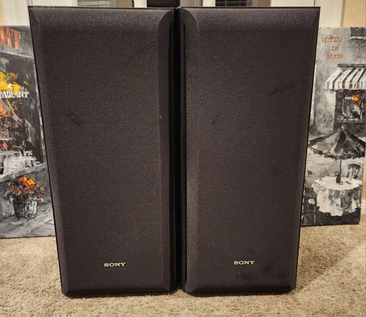 Sony SSB3000 Bookshelf Speakers (Pair, Black) for Sale in Las Vegas