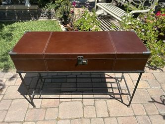 Beautiful Trunk Console Table with storage