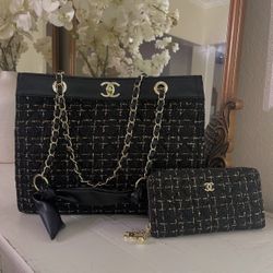 Cc Tote With Wallet