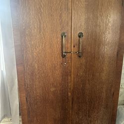 Matching Art Deco Armoire Set