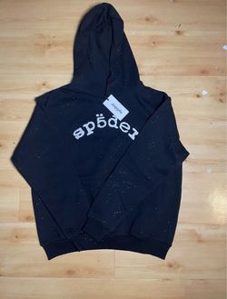 Black VVS Sp5der Hoodie