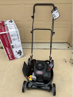 Spring Deals Murray 20 in. 125 cc Briggs & Stratton Walk Behind Gas Push Lawn Mower with 4 Wheel Height Adjustment and Prime 'N Pull Start