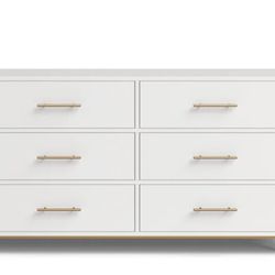 Dresser With Six Drawers (white)