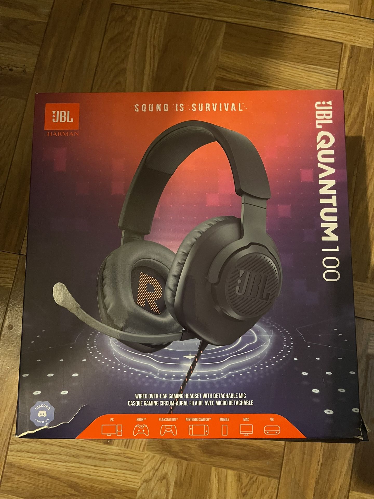 JBL headphones quantom 100