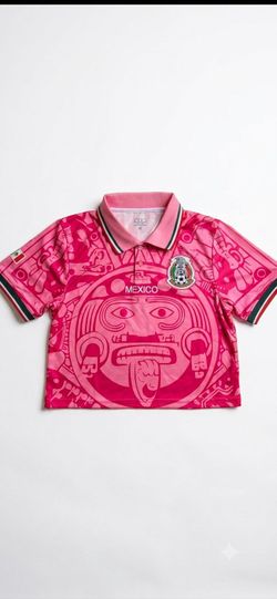 Mexico Pink Crop Top Jersey - Women's World Cup 2026 Socce