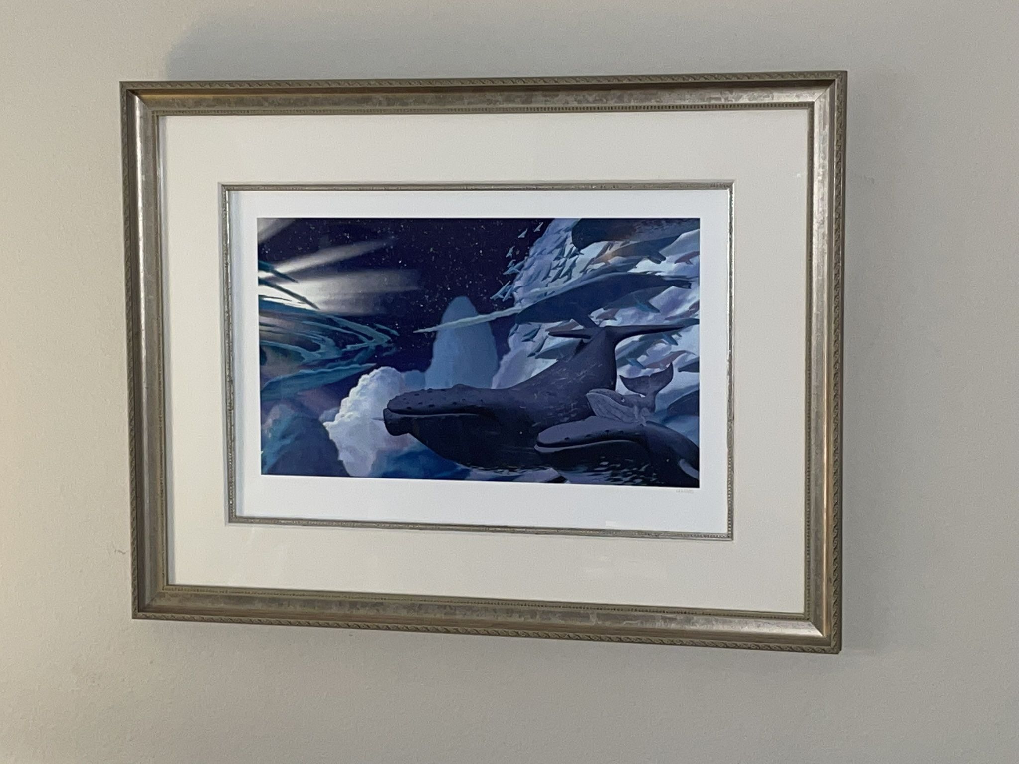Disney Animation Taking Flight Fantasia Whales Giclee Limited Edition 128/300