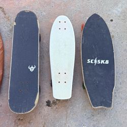 3 Skateboards / Cruiser Boards • Used