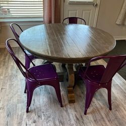 Table And 4 Chairs