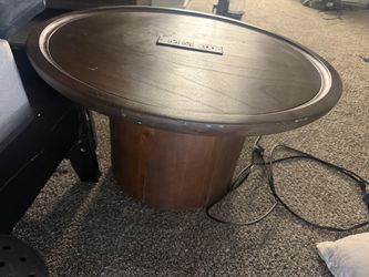 Side table charging station