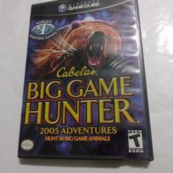 Nintendo GameCube Game Big Game Hunter Use