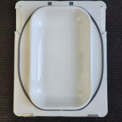 GE Dryer Door Assembly - Part Number 10X26855