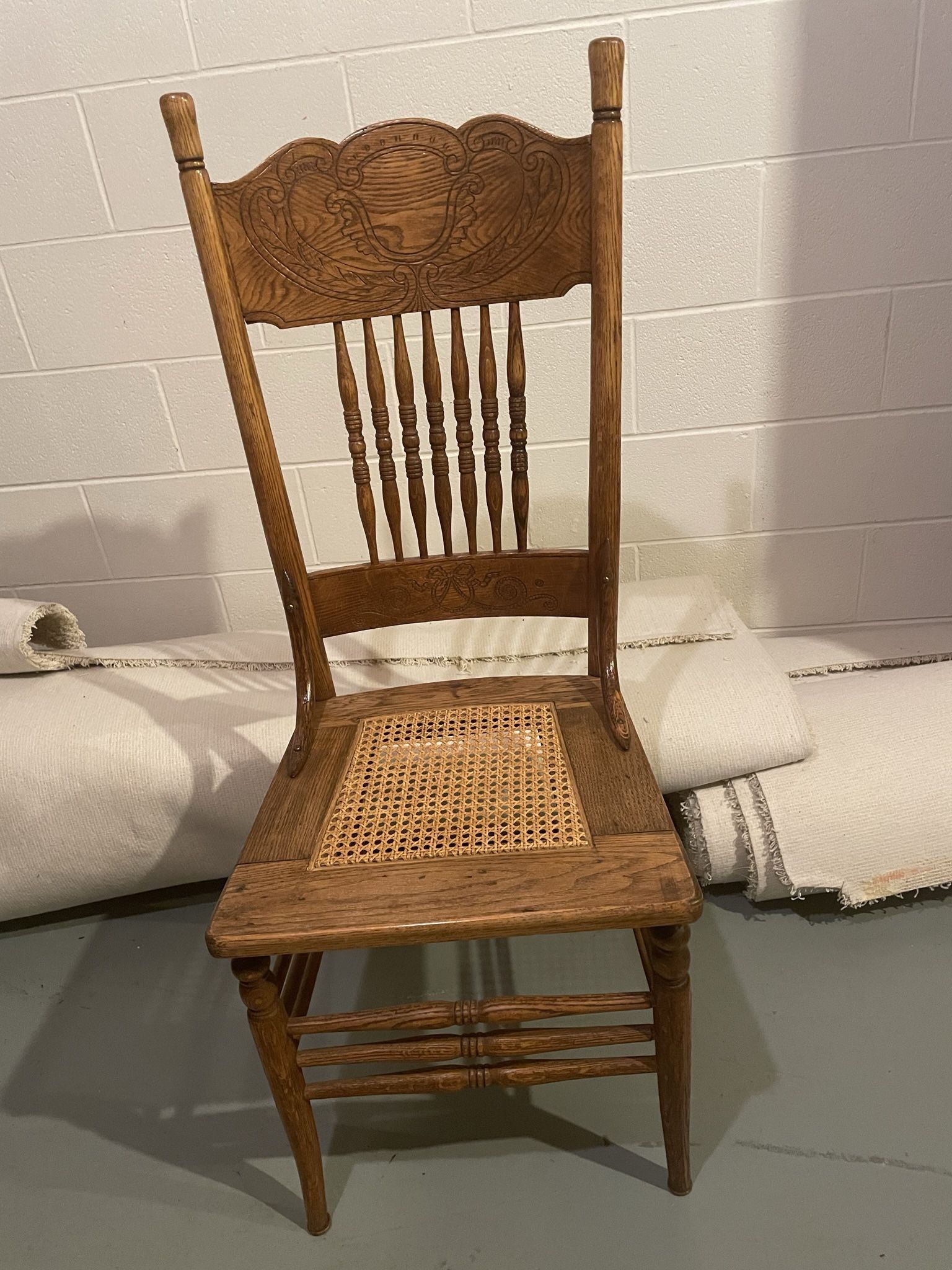 Nice Antique Oak Chair 