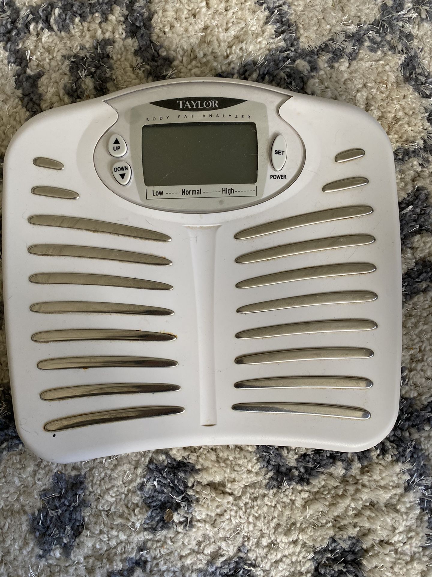 Taylor Bathroom scale and digital fat analyzer