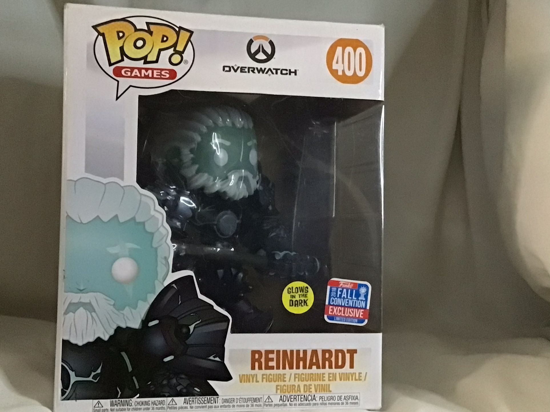 Overwatch Reinhardt 2018 Fall Convention Exclusive Pop Figure