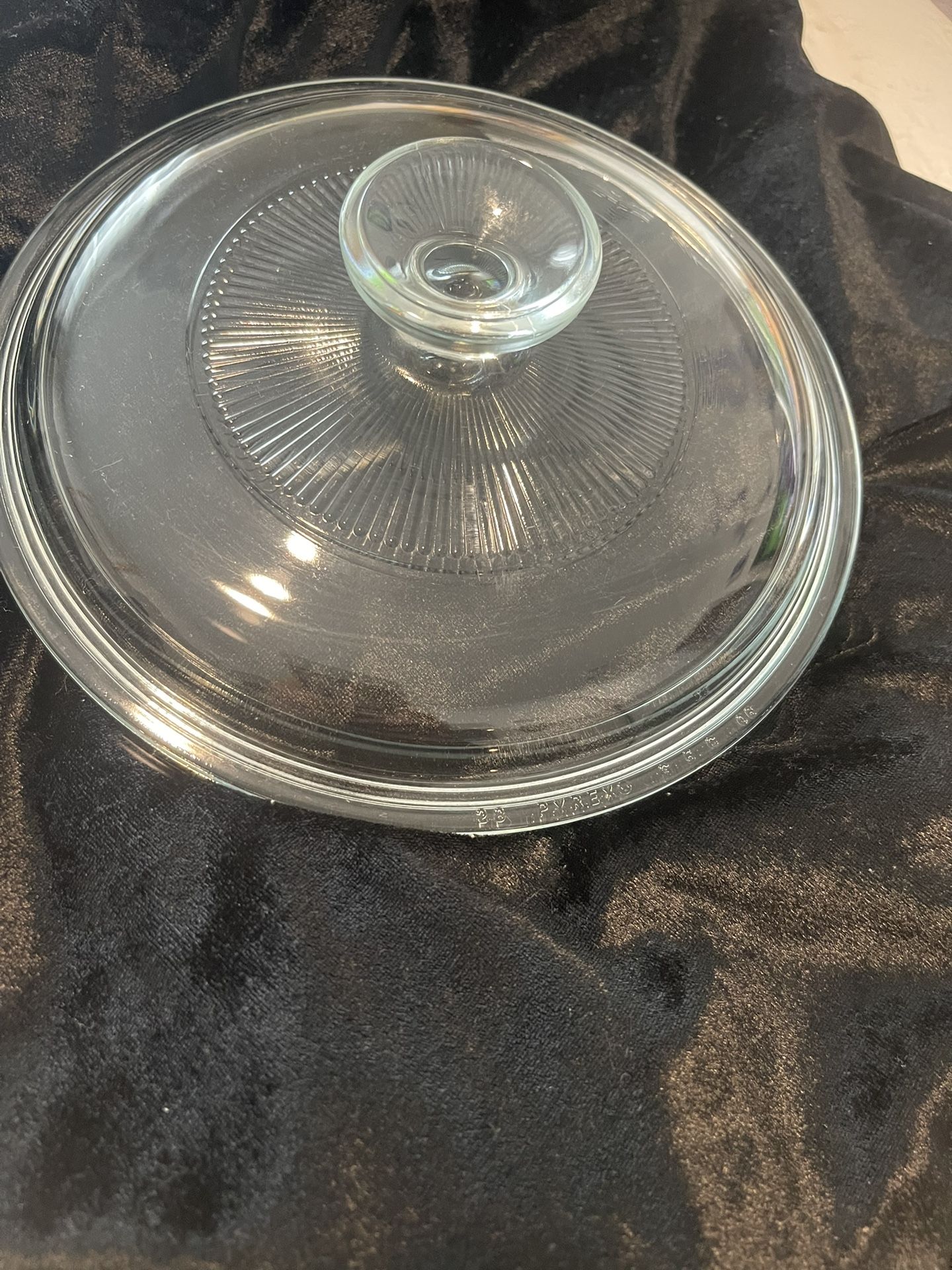 Pyrex Clear Glass Replacement Lid 7 3/4”