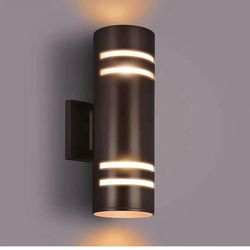 Outdoor Wall Light, Exterior Lighting - ETL Listed,Aluminum Waterproof Wall Mount Cylinder Design - Up Down Light Fixture for Porch, Backyard and Pati