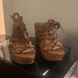BRASH high heel strap heels