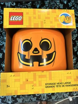 Lego Head Container Halloween Edition