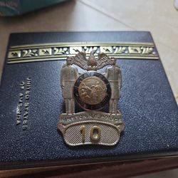 Vintage Police Hat Badge