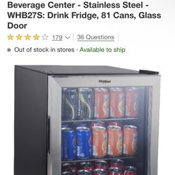 Mini Fridge; Wine Cooler; Beverage Center 