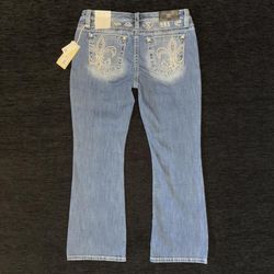 MISS ME LOW RISE BOOT CUT JEANS 