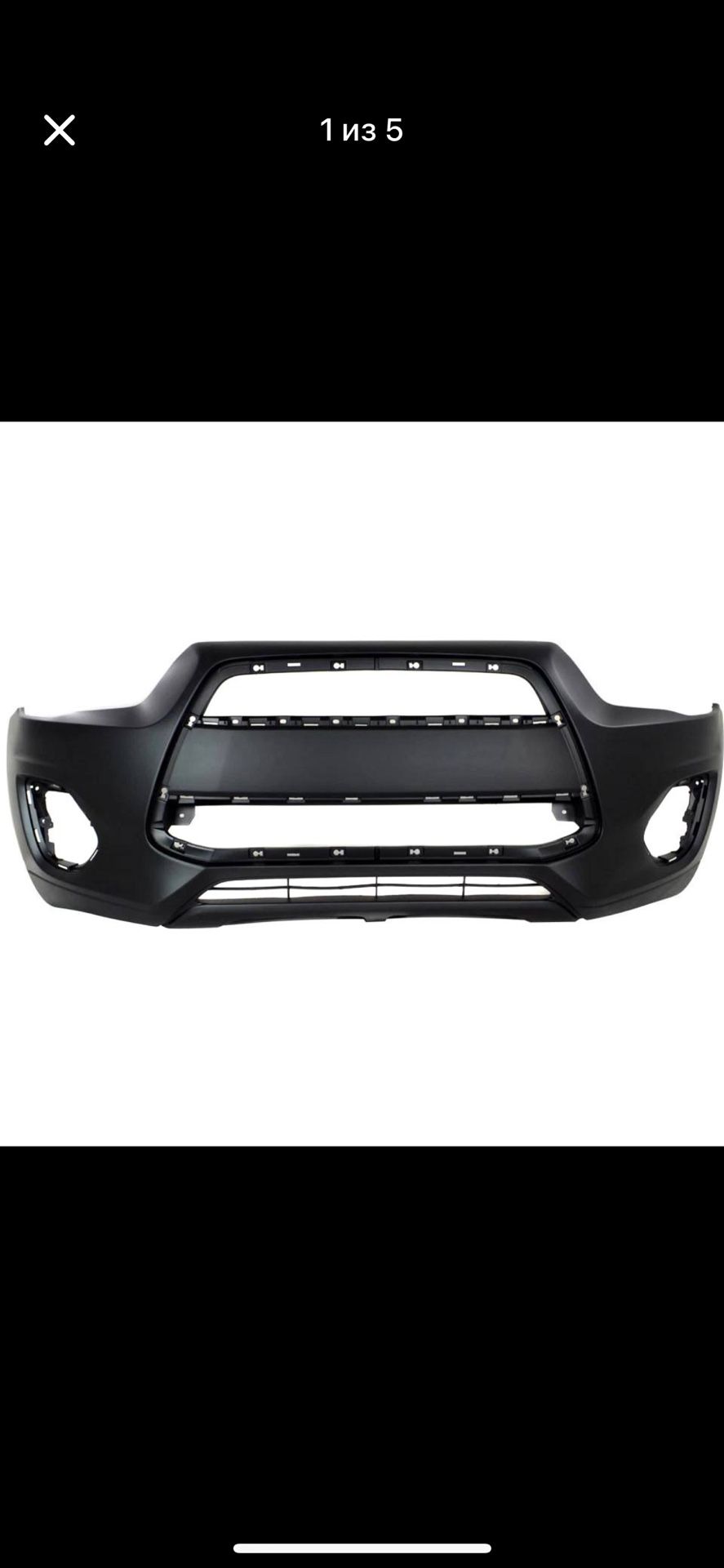 Bumper and Hood new Mitsubishi Outlander Sport 2015